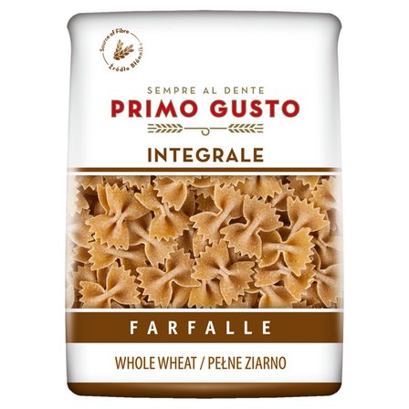 Primo Gusto Integrale Makaron pełnoziarnisty kokardki 500 g (1)