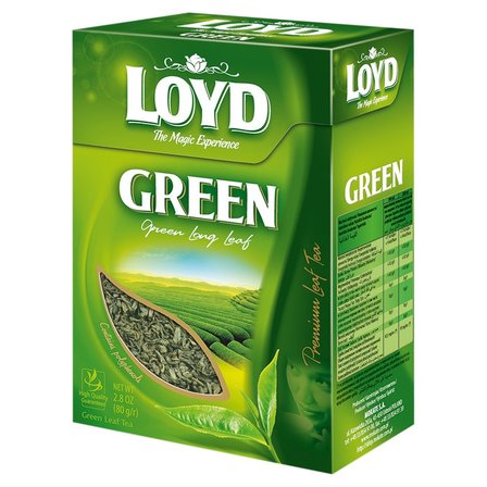 Loyd Herbata zielona liściasta 80 g (1)