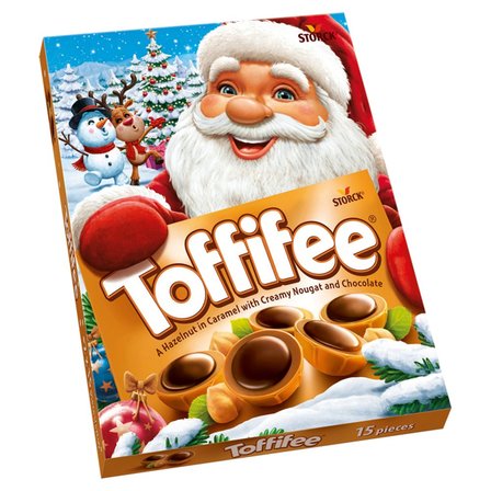 Toffifee Orzech laskowy w karmelu kremie orzechowym i czekoladzie 250 g (2 x 125 g) (1)