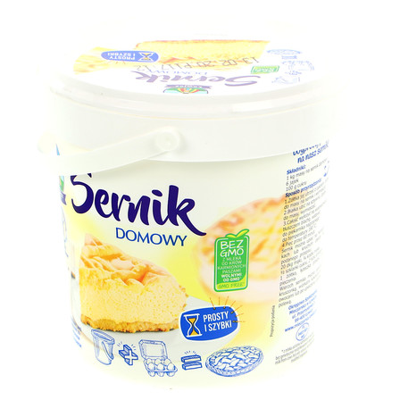 Łowicz Masa twarogowa na sernik domowy 1 kg (1)