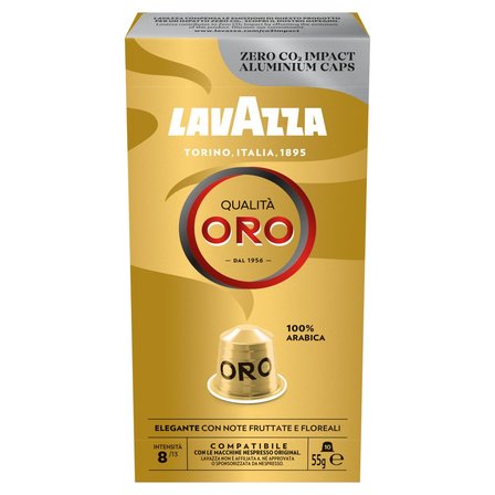 Lavazza Qualità Oro Kawa palona mielona w kapsułkach 55 g (10 sztuk) (1)