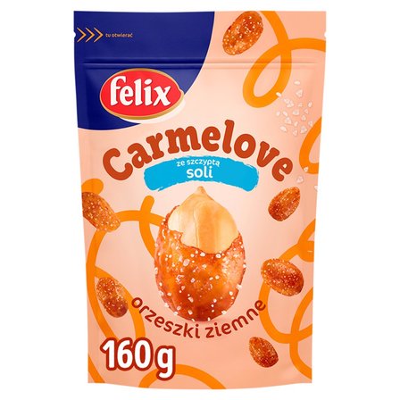 Felix Carmelove Orzeszki ziemne w karmelu ze szczyptą soli 160 g (2)