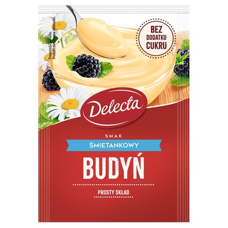 Delecta Budyń smak śmietankowy 40 g (1)