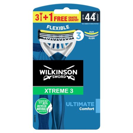 Wilkinson Sword Xtreme3 Ultimate Jednorazowe maszynki do golenia 4 sztuki (1)