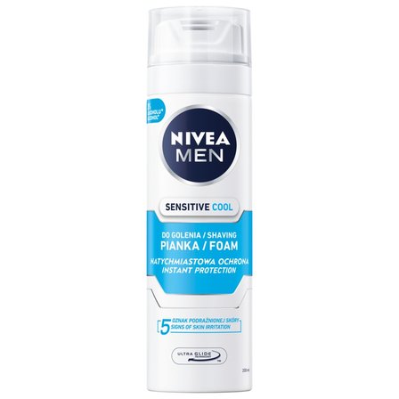 Nivea MEN Sensitive Cool Chłodząca Pianka DO Golenia 200 ml (1)