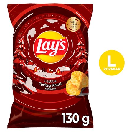 Lay's Chipsy ziemniaczane o smaku pieczeni z indyka 130 g (2)