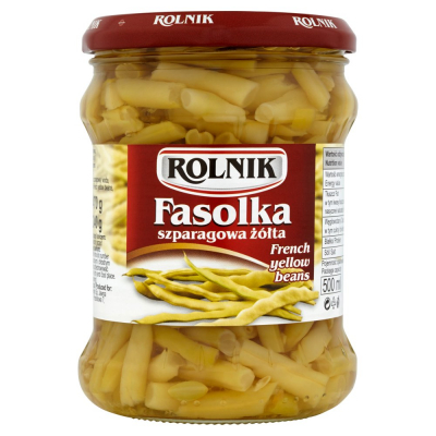 Rolnik Fasolka szparagowa żółta 470 g (1)