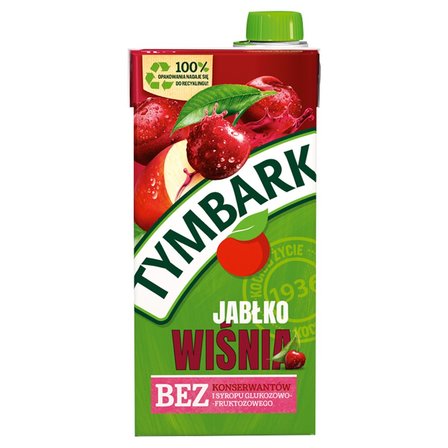 Tymbark Napój owocowy jabłko wiśnia 1 l (1)