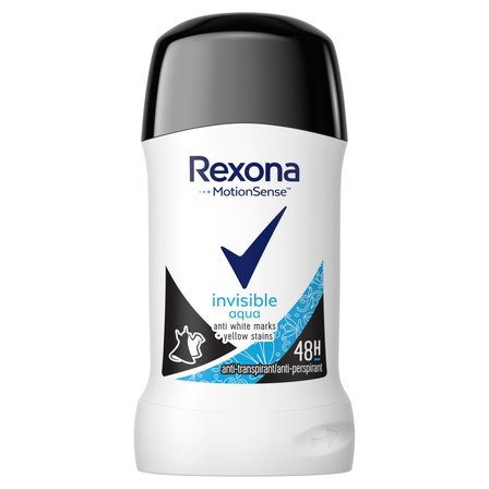 Rexona Motion Sense Invisible Aqua Antyperspirant w sztyfcie 40 ml (1)