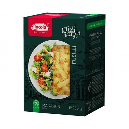 Incola Fusilli Makaron bezglutenowy 250 g (1)