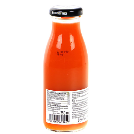 Bracia Sadownicy Sok tłoczone jabłko z marchewką 250 ml (6)