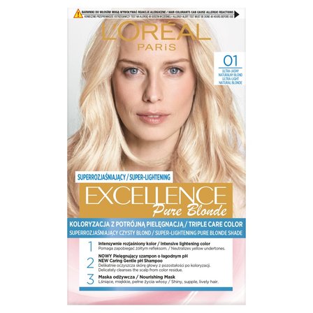 L'Oréal Paris Excellence Pure Blonde Farba do włosów 01 ultra-jasny naturalny blond (1)