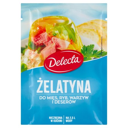 Delecta Żelatyna do mięs ryb warzyw i deserów 50 g (1)