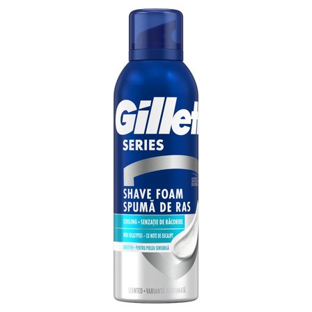 Gillette Series Chłodząca pianka do golenia z eukaliptusem, 200 ml (1)