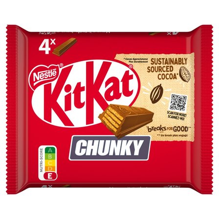 KitKat Chunky Paluszek waflowy w mlecznej czekoladzie 160 g (4 x 40 g) (1)