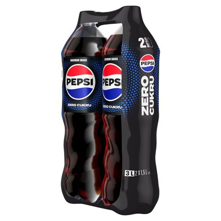 Pepsi Max Napój gazowany 2 x 1,5 l (1)