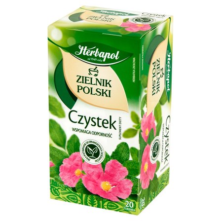 Herbapol Zielnik Polski Suplement diety herbatka ziołowa czystek 40 g (20 x 2 g) (2)