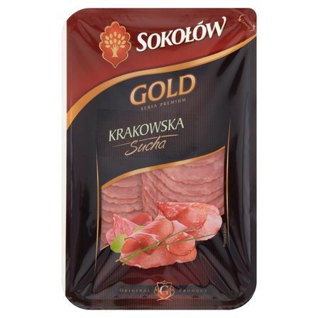 Sokołów Gold Kiełbasa krakowska sucha 100 g (1)