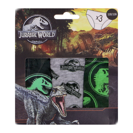 OEKO-TEX slipy chłopięce Jurassic World  92-128 MIX x3 (1)