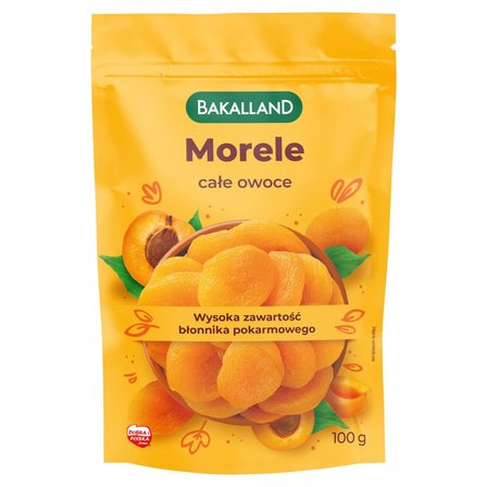 Bakalland Morele całe owoce 100 g (1)