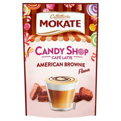 Mokate Caffetteria Candy Shop Napój kawowy w proszku o smaku czekoladowego brownie 110 g (1)