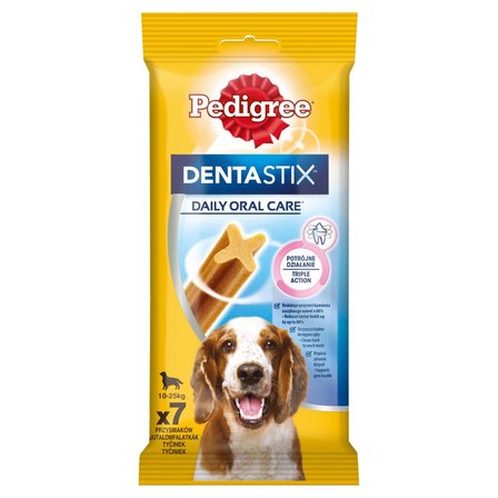 Pedigree DentaStix 10-25 kg Karma uzupełniająca dla psów 180 g (7 sztuk) (1)
