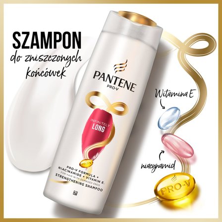 Pantene Pro-V Szampon Infinitely Long | Wzmacnia i odżywia zniszczone włosy | 400 ml (3)