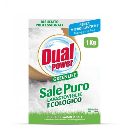 DUAL POWER ECO Sól do zmywarki GREENLIFE, 1 kg (1)