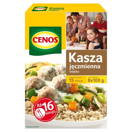 Cenos Kasza jęczmienna wiejska 800 g (8 torebek) (1)