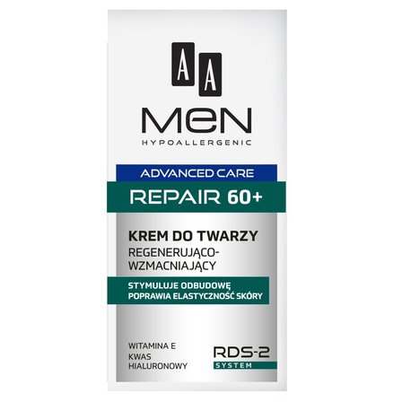 AA Men Advanced Care Repair 60+ Krem do twarzy regenerująco-wzmacniający 50 ml (1)