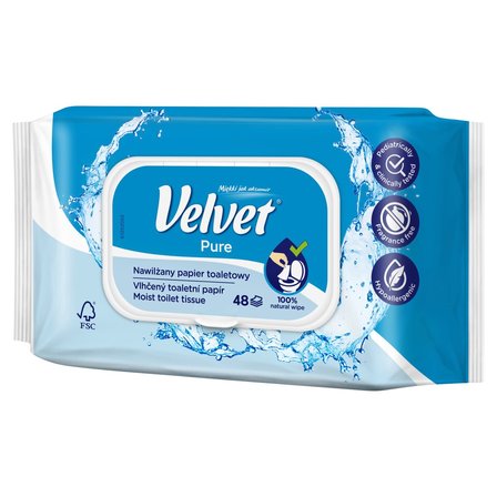 Velvet Pure Nawilżany papier toaletowy 48 sztuk (2)