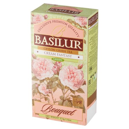 Basilur Bouquet Cream Fantasy Herbata zielona 37,5 g (25 x 1,5 g) (2)