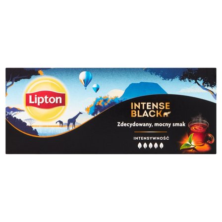 Lipton Intense Black Herbata czarna 57,5 g (25 torebek) (1)