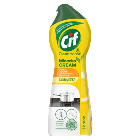 Cif Cleanboost Lemon Mleczko 300 g (1)