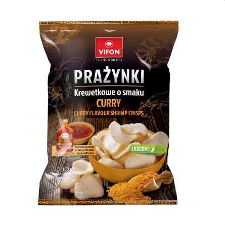 Vifon Prażynki Krewetkowe Curry 100g (1)