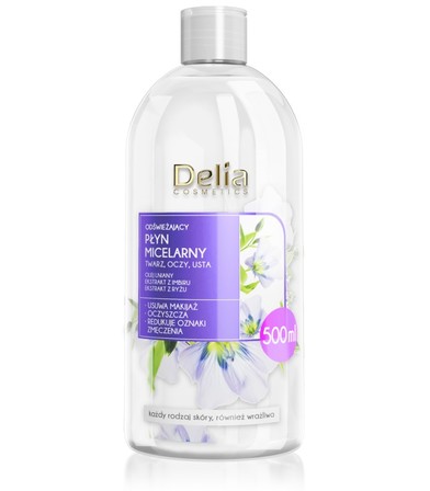 Delia Cometics płyn micelarny Olej Lniany 500ml (1)