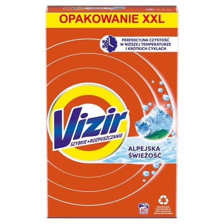 Vizir Proszek do prania Alpine Fresh, 60 prań (1)