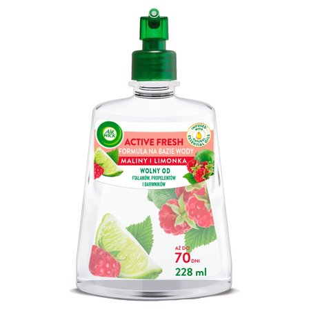 Air Wick Active Fresh Automatyczny odświeżacz powietrza wkład malina i limonka 228 ml (2)