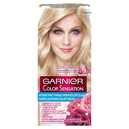 Garnier Color Sensation Farba do włosów 111 Srebrny superjasny blond (1)