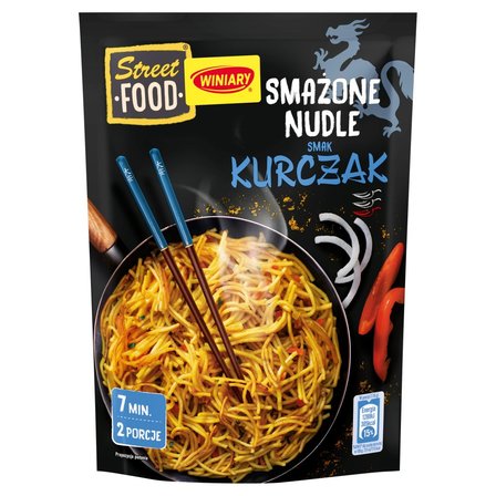 Winiary Street Food Smażone nudle smak kurczak 121 g (1)