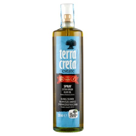 Terra Creta Oliwa z oliwek najwyższej jakości z pierwszego tłoczenia 250 ml (1)
