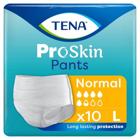 TENA ProSkin Pants Normal Wyrób medyczny majtki chłonne L 10 sztuk (2)