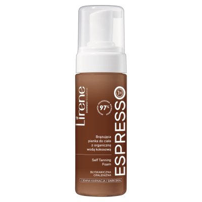 Lirene Espresso Brązująca pianka do ciała z organiczną wodą kokosową 150 ml (1)