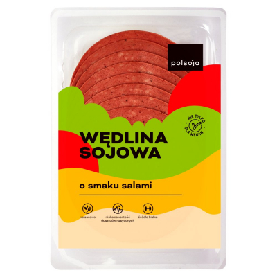 Polsoja Wędlina sojowa o smaku salami 100 g (1)