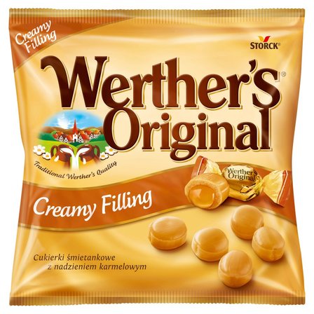 Werther's Original Creamy Filling Cukierki śmietankowe z nadzieniem karmelowym 80 g (1)