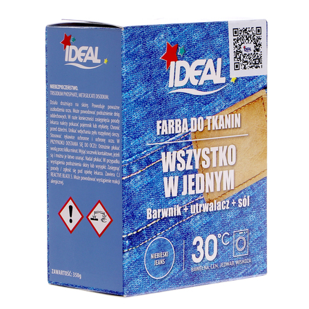 IDEAL farba do tkanin NIEBIESKI JEANS 350g (3)