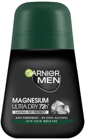 GARNIER MEN DEZODORANT ROLL ON MAGNESIUM ULTRA DRY 72H LASTING DRY PROTECT 50ML (1)