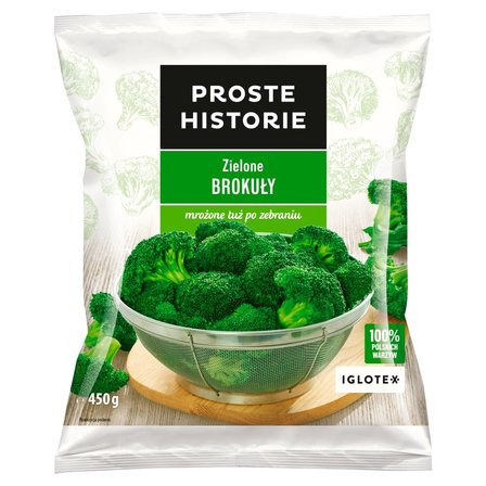 Proste Historie Zielone brokuły 450 g (1)