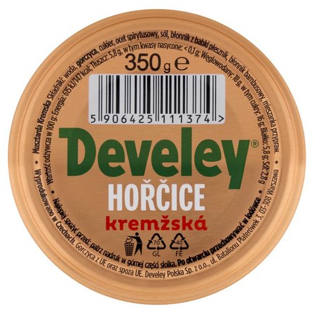 Develey Hořčice Kremžská Musztarda kremska 350 g (1)