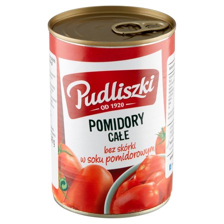 Pudliszki Pomidory całe bez skórki w soku pomidorowym 400 g (2)